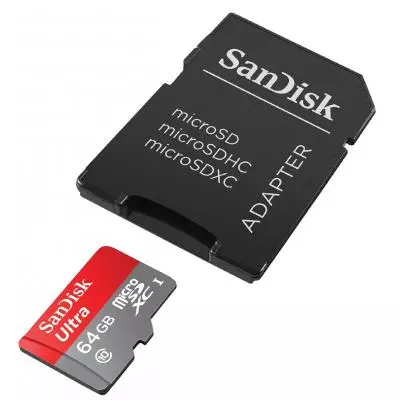 Карта памяти SanDisk 64GB microSD class10 UHS-I (SDSQUNC-064G-GN6MA) - 3