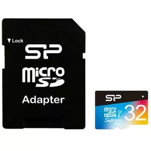 Карта памяти Silicon Power 32GB microSD class10 UHS-I Superior PRO COLOR (SP032GBSTHDU3V20SP)