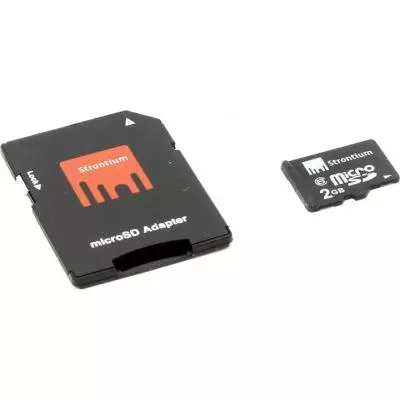 Карта памяти Strontium Flash 2GB microSD class6 (SR2GTFC6A) - 2 Карта памяти Strontium Flash 2GB microSD class6 (SR2GTFC6A) - 2