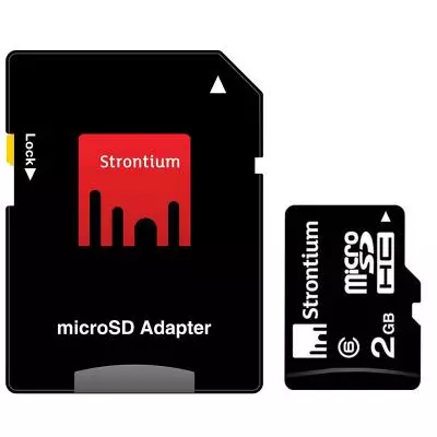 Карта памяти Strontium Flash 2GB microSD class6 (SR2GTFC6A)