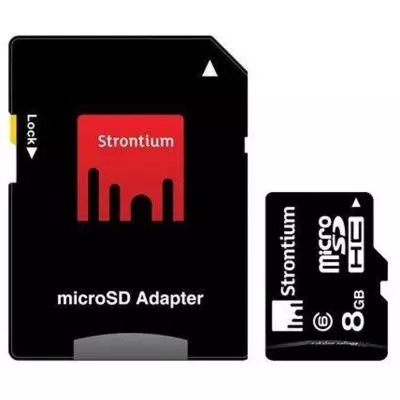 Карта памяти Strontium Flash 8GB microSDclass6 (SR8GTFC6A)
