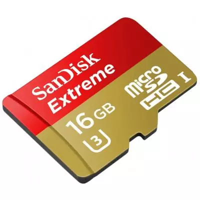 Карта памяти SanDisk 16GB microSDHC Class 10 UHS-I U3 (SDSQXNE-016G-GN6MA) - 1 Карта памяти SanDisk 16GB microSDHC Class 10 UHS-I U3 (SDSQXNE-016G-GN6MA) - 1