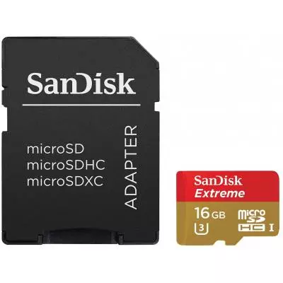 Карта памяти SanDisk 16GB microSDHC Class 10 UHS-I U3 (SDSQXNE-016G-GN6MA) - 2 Карта памяти SanDisk 16GB microSDHC Class 10 UHS-I U3 (SDSQXNE-016G-GN6MA) - 2