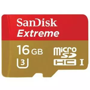 Карта памяти SanDisk 16GB microSDHC Class 10 UHS-I U3 (SDSQXNE-016G-GN6MA)
