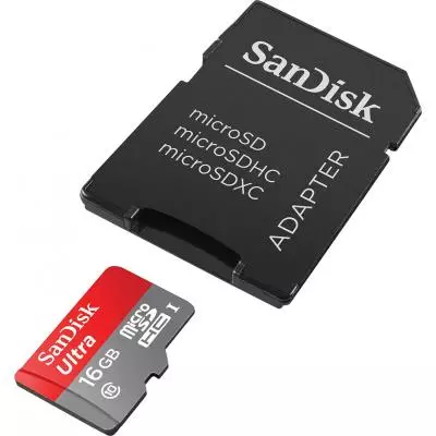 Карта памяти SanDisk 16GB microSDHC Class 10 UHS-I (SDSQUNC-016G-GN6IA) - 2