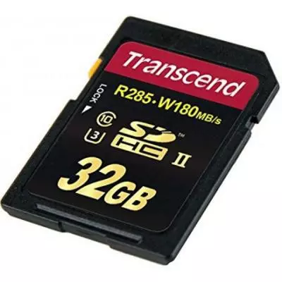 Карта памяти Transcend 32GB SDHC Class 10 UHS-II U3 (TS32GSD2U3) - 2 Карта памяти Transcend 32GB SDHC Class 10 UHS-II U3 (TS32GSD2U3) - 2