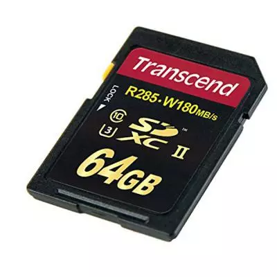 Карта памяти Transcend 64GB SDXC Class 10 UHS-II U3 (TS64GSD2U3) - 2 Карта памяти Transcend 64GB SDXC Class 10 UHS-II U3 (TS64GSD2U3) - 2