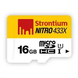 Карта памяти Strontium Flash 16GB microSDHC Class 10 USH-I 433X (SRN16GTFU1R)