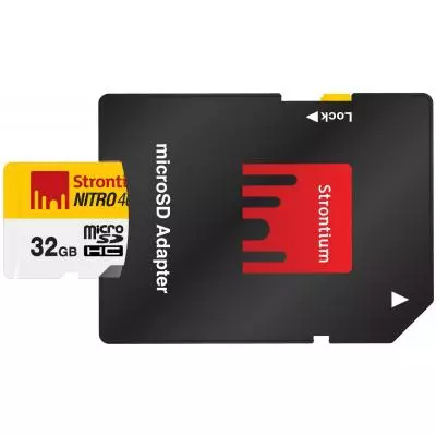 Карта памяти Strontium Flash 32GB microSDHC Class 10 USH-I 466X (SRN32GTFU1C) - 2