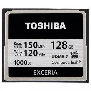 Карта памяти Toshiba 128GB Compact Flash 1000X (CF-128GTGI(8)