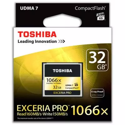 Карта памяти Toshiba 32GB Compact Flash 1000X (CF-032GSG(BL8) - 1