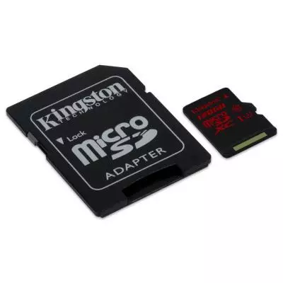 Карта памяти Kingston 128GB microSDXC class10 UHS-I U3 (SDCA3/128GB) - 1 Карта памяти Kingston 128GB microSDXC class10 UHS-I U3 (SDCA3/128GB) - 1