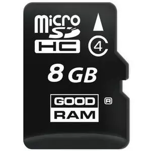 Карта памяти Goodram 8GB microSDHC Class 4 (SDU8GHCGRR10)