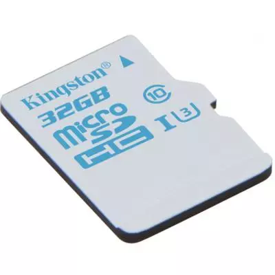 Карта памяти Kingston 32GB microSDHC class 10 UHS-I U3 (SDCAC/32GBSP) - 1 Карта памяти Kingston 32GB microSDHC class 10 UHS-I U3 (SDCAC/32GBSP) - 1