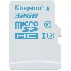 Карта памяти Kingston 32GB microSDHC class 10 UHS-I U3 (SDCAC/32GBSP)