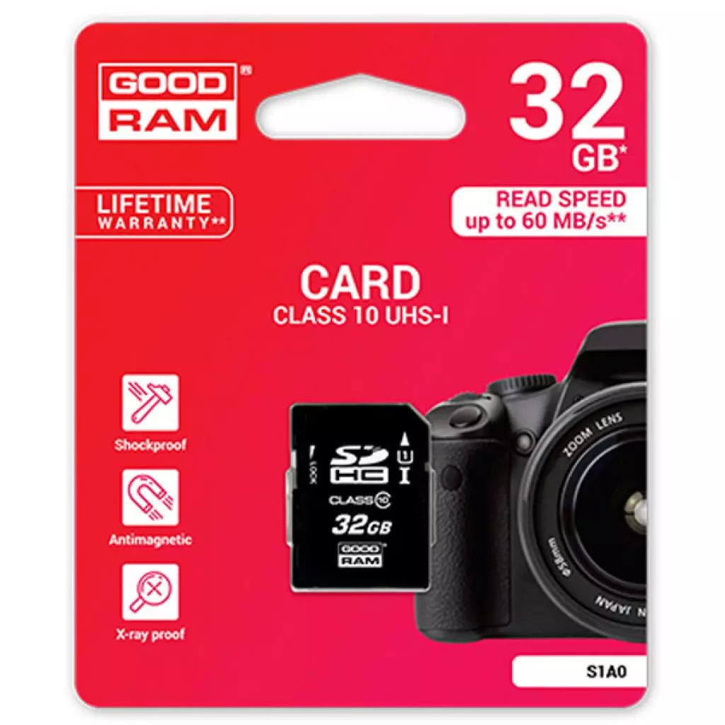 Карта памяти Goodram 32GB SDHC (S1A0-0320R11)