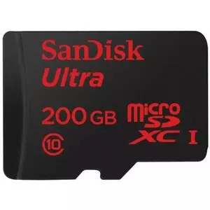 Карта памяти SanDisk 200GB microSD Class 10 UHS-I (SDSDQUAN-200G-G4A)