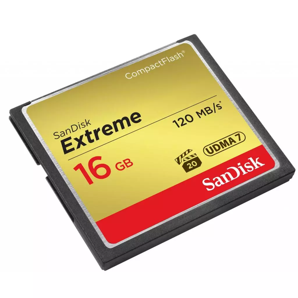Карта памяти SanDisk 16GB Compact Flash Extreme (SDCFXS-016G-X46) - 1 Карта памяти SanDisk 16GB Compact Flash Extreme (SDCFXS-016G-X46) - 1