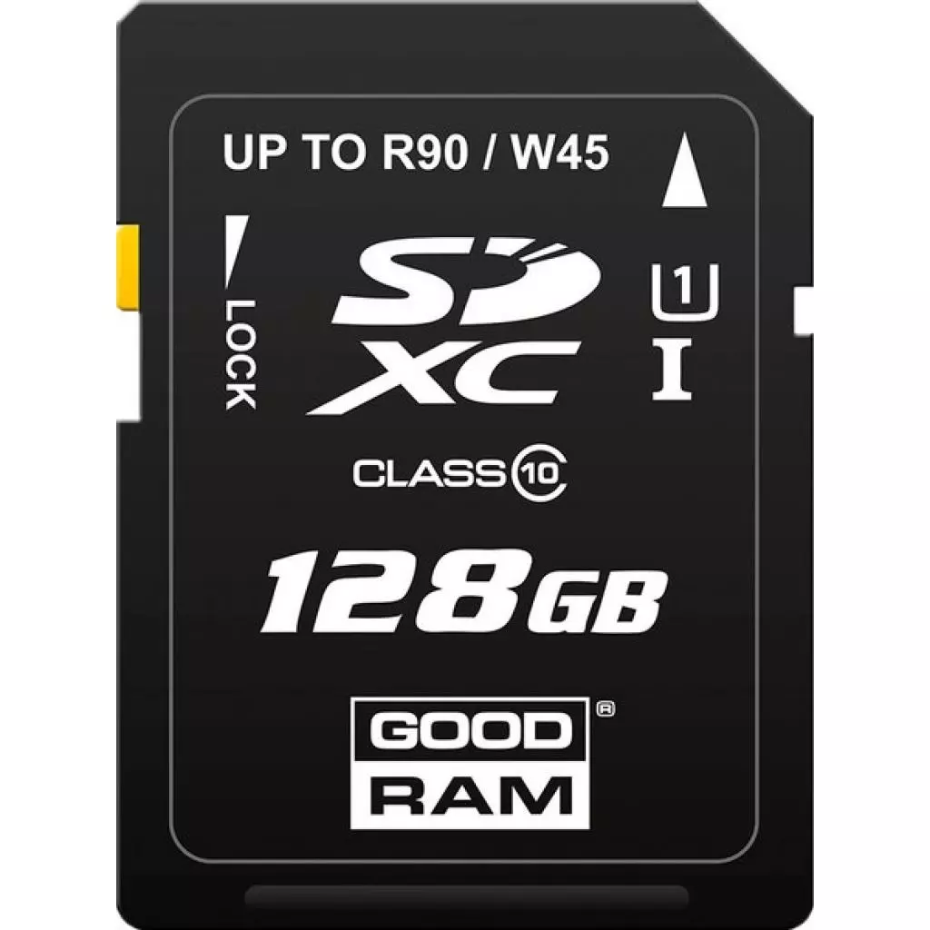 Карта памяти Goodram 128GB SDXC class 10 USH-I (SDC128GXCUHS1GRR10)