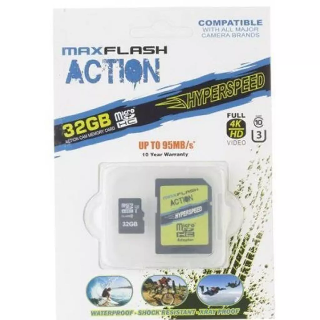 Карта памяти Maxflash 32GB microSD Class 10 (SD32GTF30M-R)