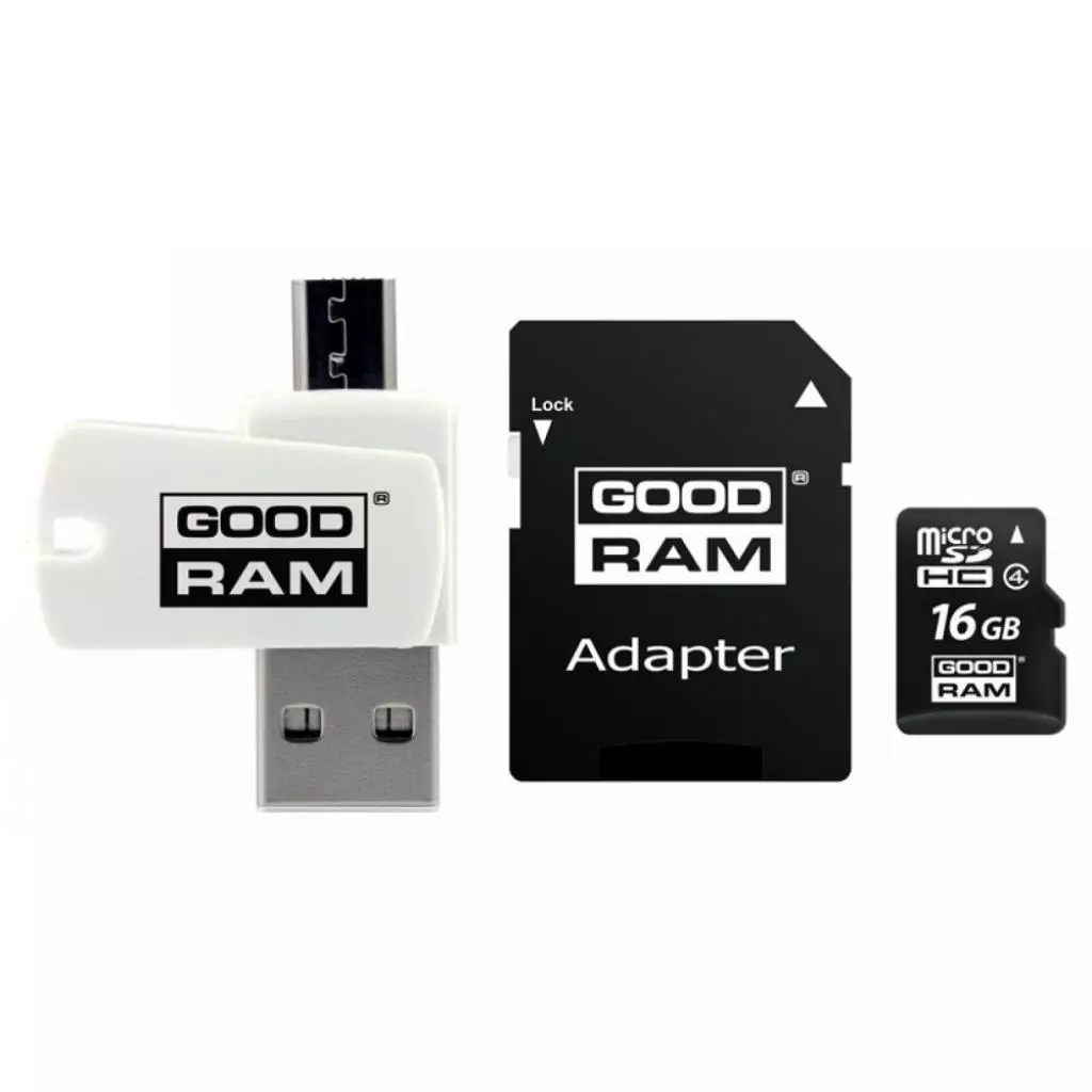 Карта памяти Goodram 16GB microІDHC class 4 (M404-0160R11)