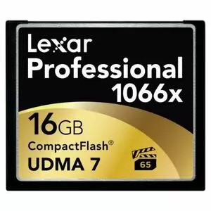 Карта памяти Lexar 16Gb Compact Flash 1066x Professional (LCF16GCRBEU1066)