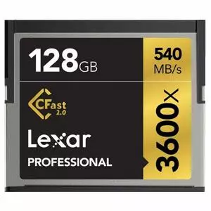 Карта памяти Lexar 128Gb Compact Flash 3600x Professional (LC128CRBEU3600)