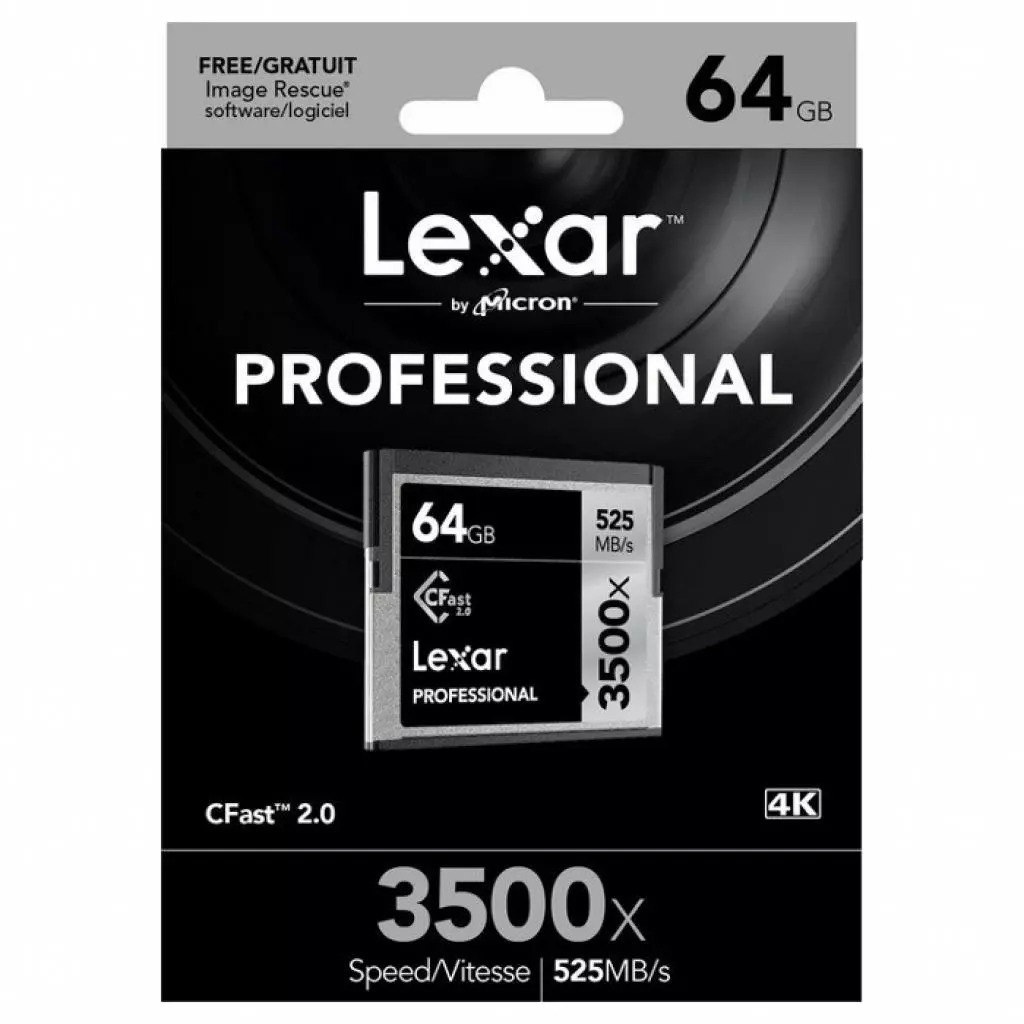 Карта памяти Lexar 64Gb Compact Flash 3500x Professional (LC64GCRBEU3500) - 1 Карта памяти Lexar 64Gb Compact Flash 3500x Professional (LC64GCRBEU3500) - 1
