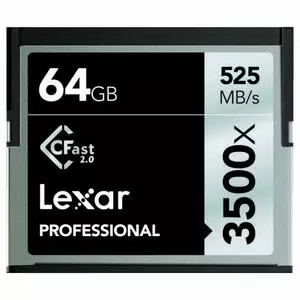 Карта памяти Lexar 64Gb Compact Flash 3500x Professional (LC64GCRBEU3500)
