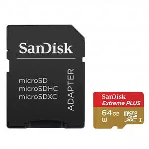 Карта памяти SanDisk 64GB microSDXC Class10 UHS-I V30 4K Extreme Action (SDSQXVF-064G-GN6AA)