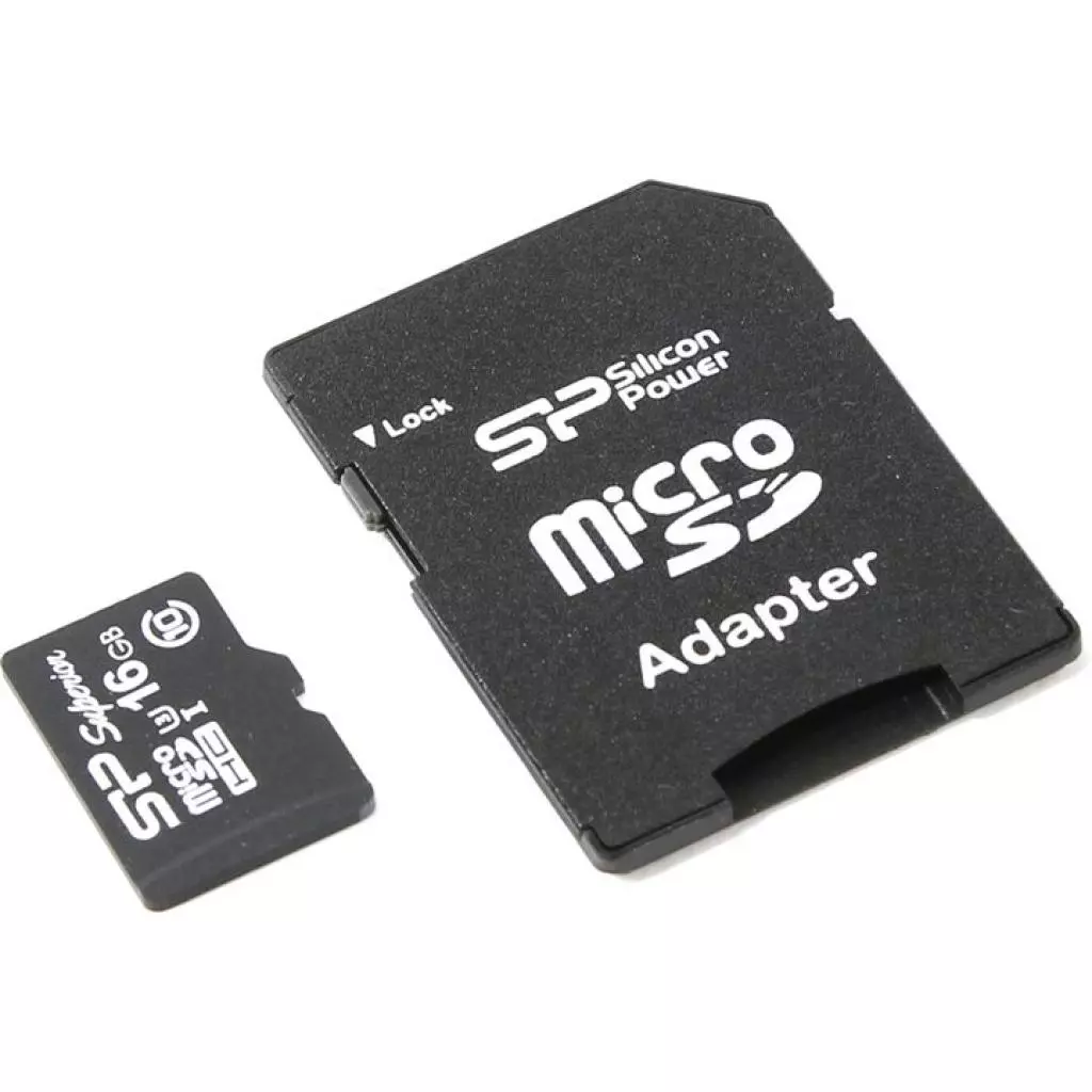 Карта памяти Silicon Power 16GB microSD Class10 UHS-I U3 (SP016GBSTHDU3V10SP) - 1 Карта памяти Silicon Power 16GB microSD Class10 UHS-I U3 (SP016GBSTHDU3V10SP) - 1