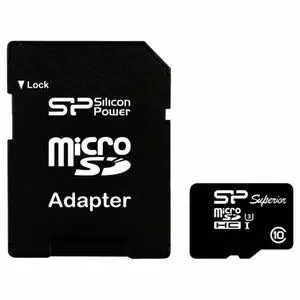 Карта памяти Silicon Power 64GB microSDXC Class10 UHS-I U3 (SP064GBSTXDU3V10SP)