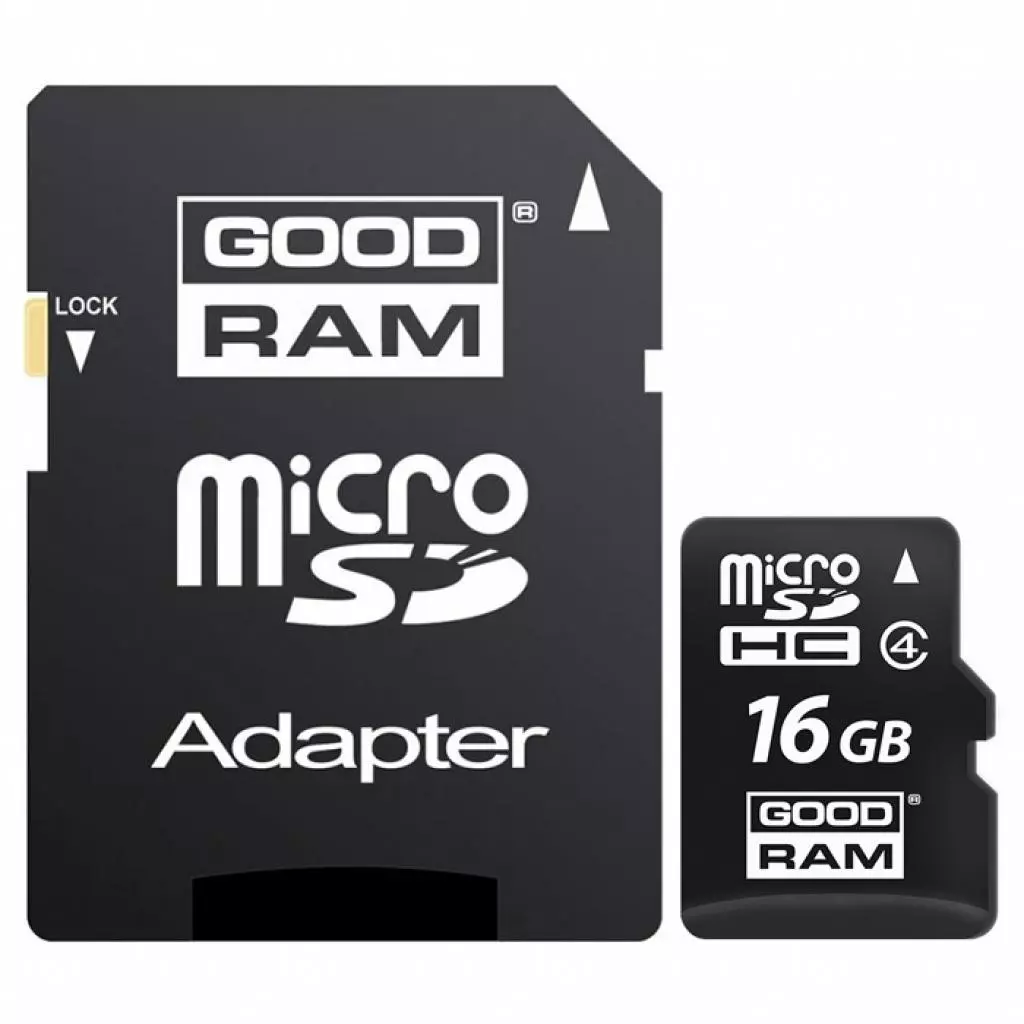 Карта памяти Goodram 16GB microSD class 4 (M40A-0160R11)