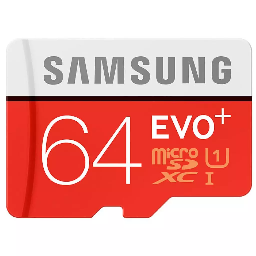 Карта памяти Samsung 64GB microSDXC class 10 UHS-I EVO PLUS (MB-MC64DA/RU)