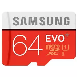 Карта памяти Samsung 64GB microSDXC class 10 UHS-I EVO PLUS (MB-MC64DA/RU)