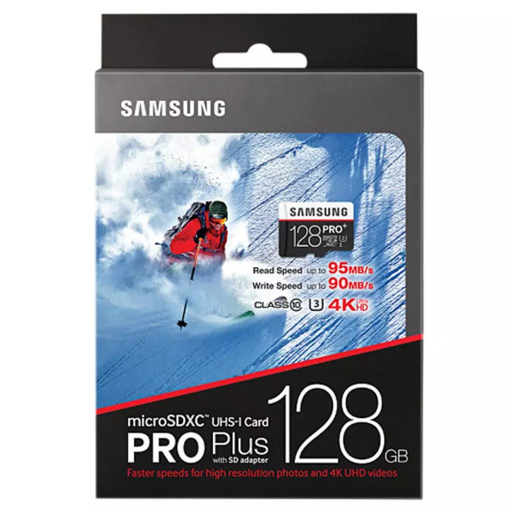 Карта памяти Samsung 128GB microSDXC class 10 UHS-I PRO PLUS (MB-MD128DA/RU) - 4