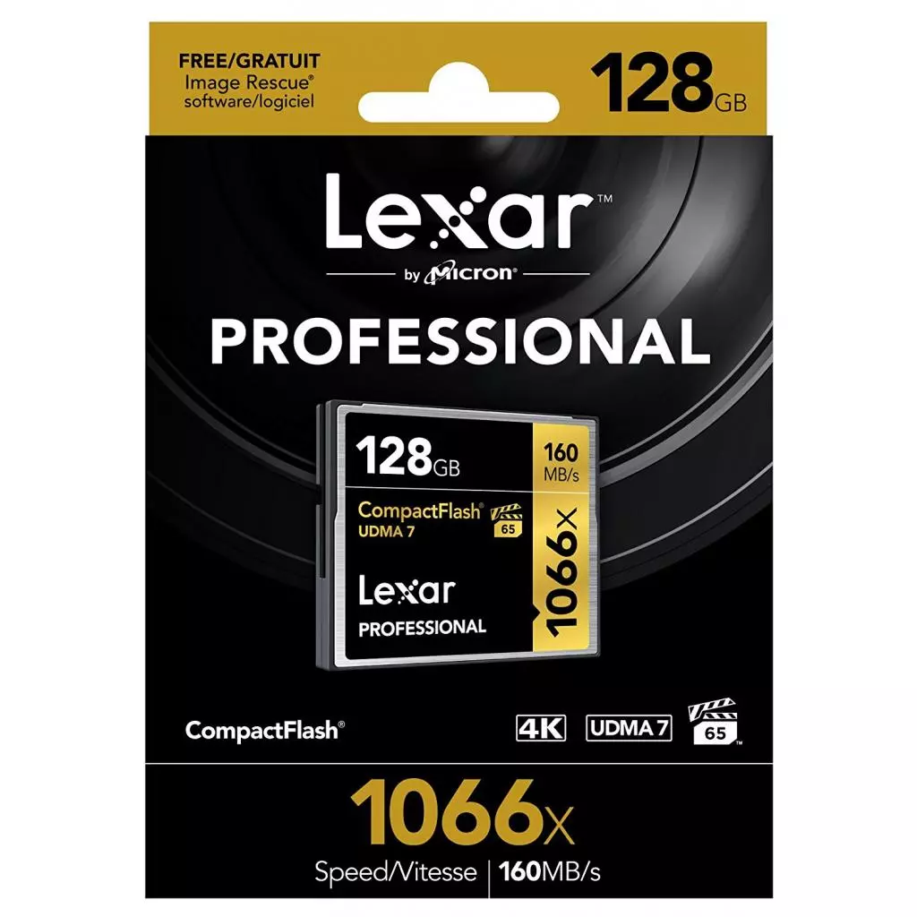 Карта памяти Lexar 128GB Compact Flash 1066X Professional (LCF128CRBEU1066) - 1 Карта памяти Lexar 128GB Compact Flash 1066X Professional (LCF128CRBEU1066) - 1