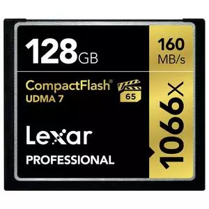 Карта памяти Lexar 128GB Compact Flash 1066X Professional (LCF128CRBEU1066)
