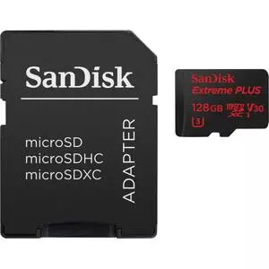 Карта памяти SanDisk 128GB microSDXC class 10 UHS-I 4K Extreme Plus (SDSQXWG-128G-GN6MA)