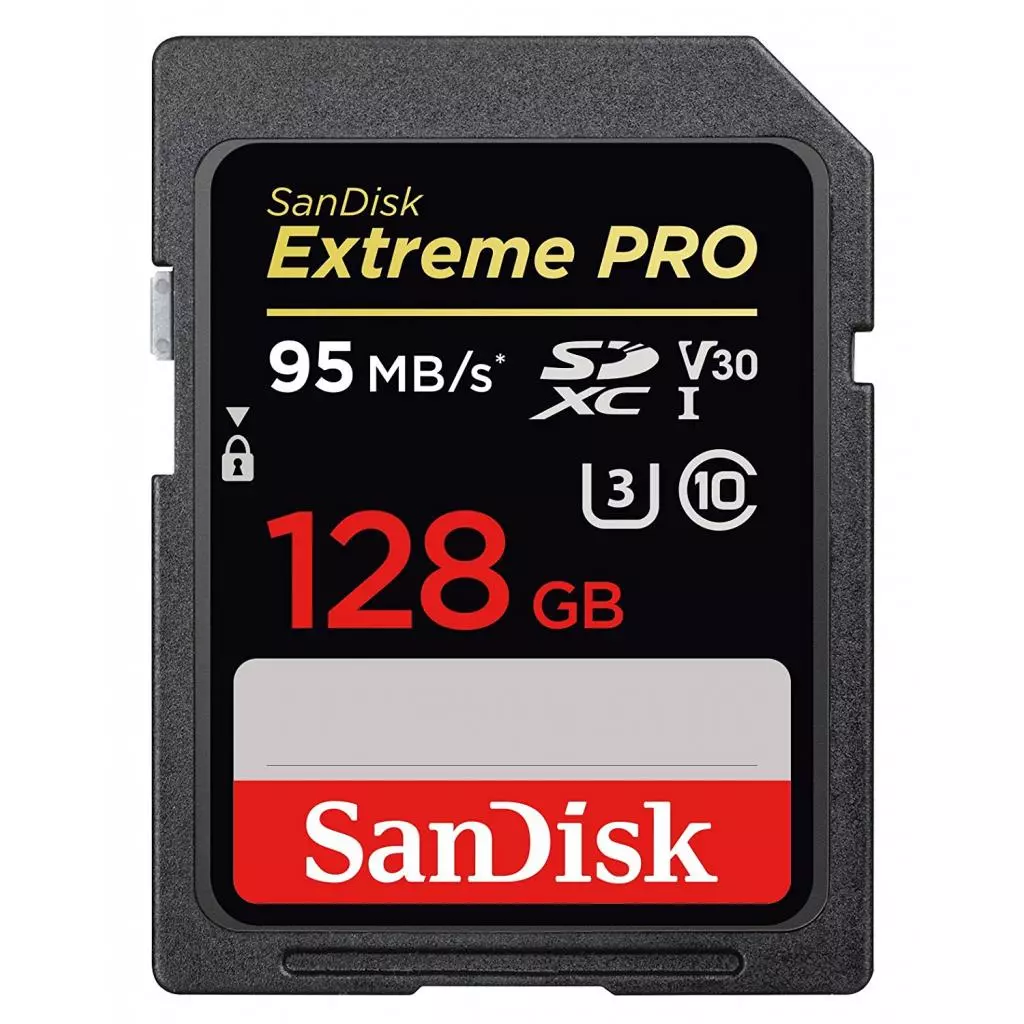Карта памяти SanDisk 128GB SDXC UHS-I U3 (SDSDXXG-128G-GN4IN)