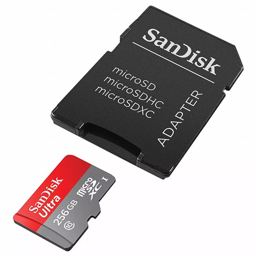 Карта памяти SanDisk 256GB microSDXC class 10 UHS-I Ultra (SDSQUNI-256G-GN6MA) - 1 Карта памяти SanDisk 256GB microSDXC class 10 UHS-I Ultra (SDSQUNI-256G-GN6MA) - 1