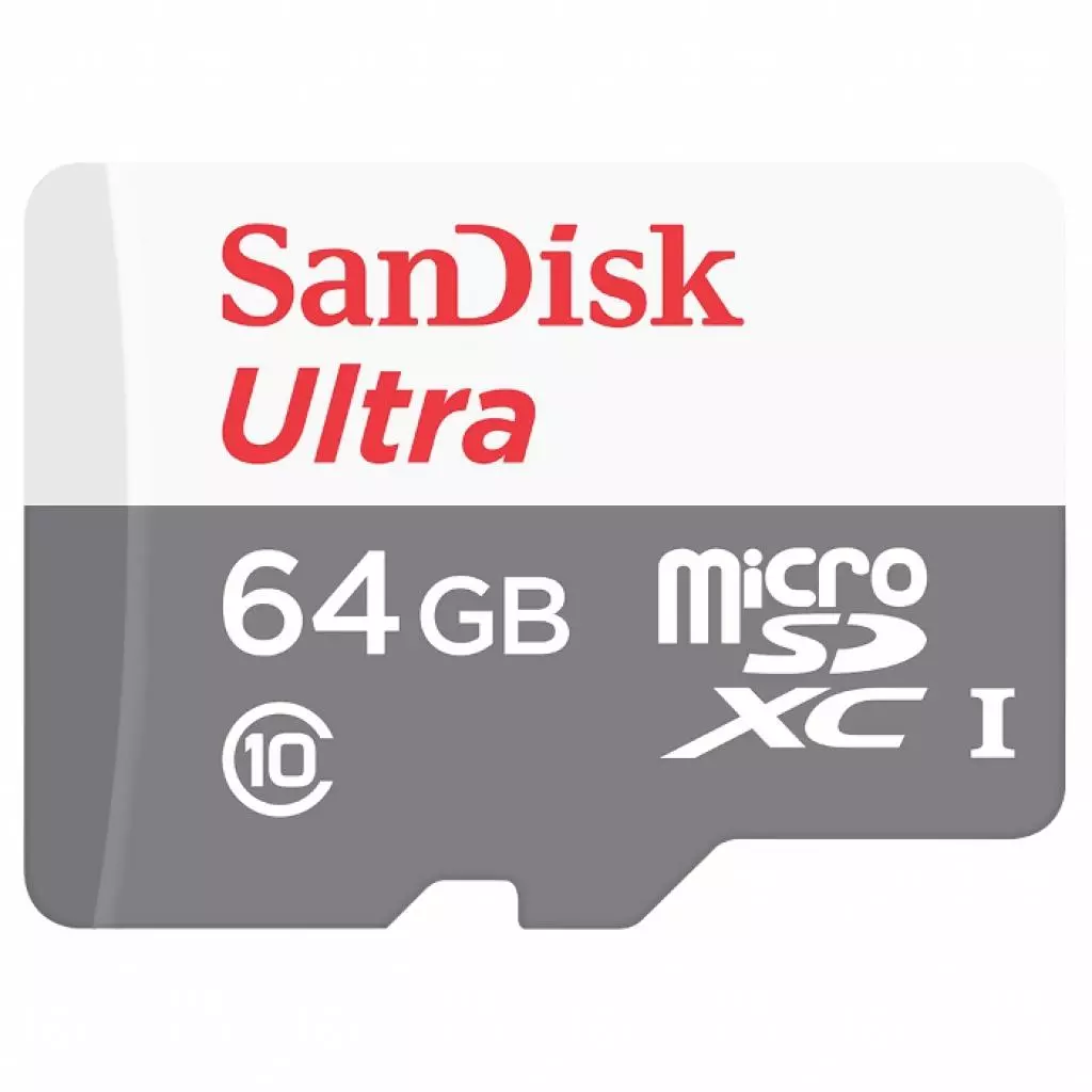 Карта памяти SanDisk 64GB microSDXC class 10 UHS-I Ultra (SDSQUNB-064G-GN3MA)