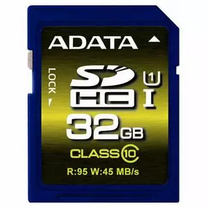Карта памяти ADATA 32GB SDHC class 10 UHS-I Premier Pro (ASDH32GUI1CL10-R)