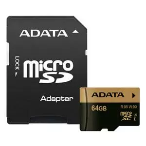 Карта памяти ADATA 64GB microSD class 10 XPG UHS-I U3 (AUSDX64GXUI3-RA1)