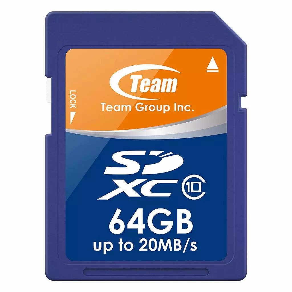 Карта памяти Team 64GB SDXC class 10 (TSDXC64GCL1001)
