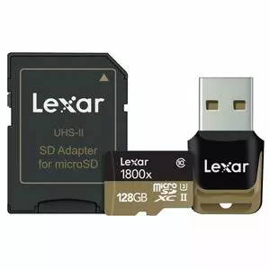 Карта памяти Lexar 128GB microSDXC class 10 UHS-II U3 (LSDMI128CRBEU1800R)