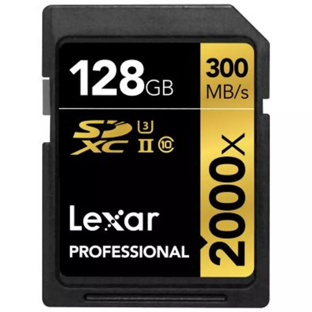 Карта памяти Lexar 128GB SDXC class 10 UHS-II U3 (LSD128CRBEU2000R) - 1 Карта памяти Lexar 128GB SDXC class 10 UHS-II U3 (LSD128CRBEU2000R) - 1