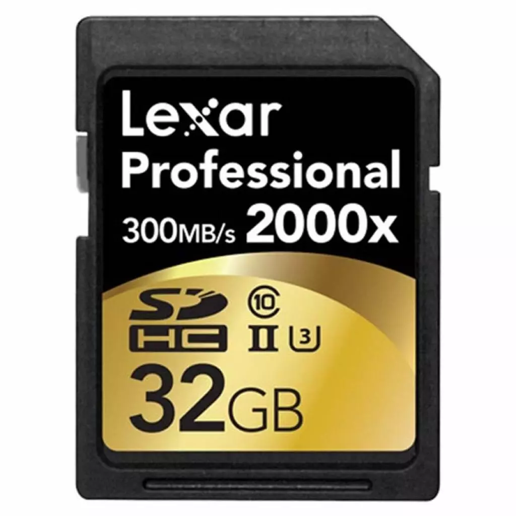 Карта памяти Lexar 32GB SDHC class 10 UHS-II U3 (LSD32GCRBEU2000R) - 1 Карта памяти Lexar 32GB SDHC class 10 UHS-II U3 (LSD32GCRBEU2000R) - 1