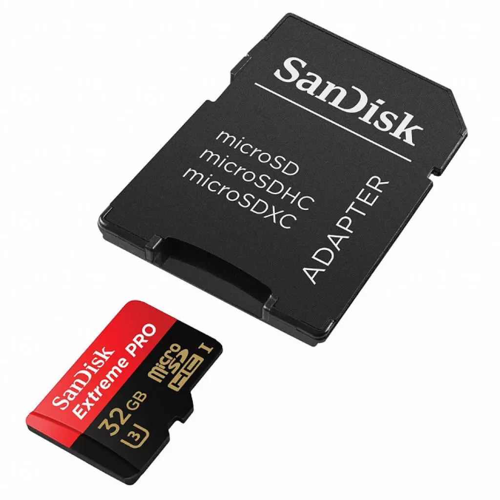Карта памяти SanDisk 32GB miсroSDHC class 10 UHS-I U3 (SDSQXXG-032G-GN6MA) - 1 Карта памяти SanDisk 32GB miсroSDHC class 10 UHS-I U3 (SDSQXXG-032G-GN6MA) - 1