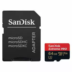 Карта памяти SanDisk 64GB microSD class 10 UHS-I U3 (SDSQXXG-064G-GN6MA)